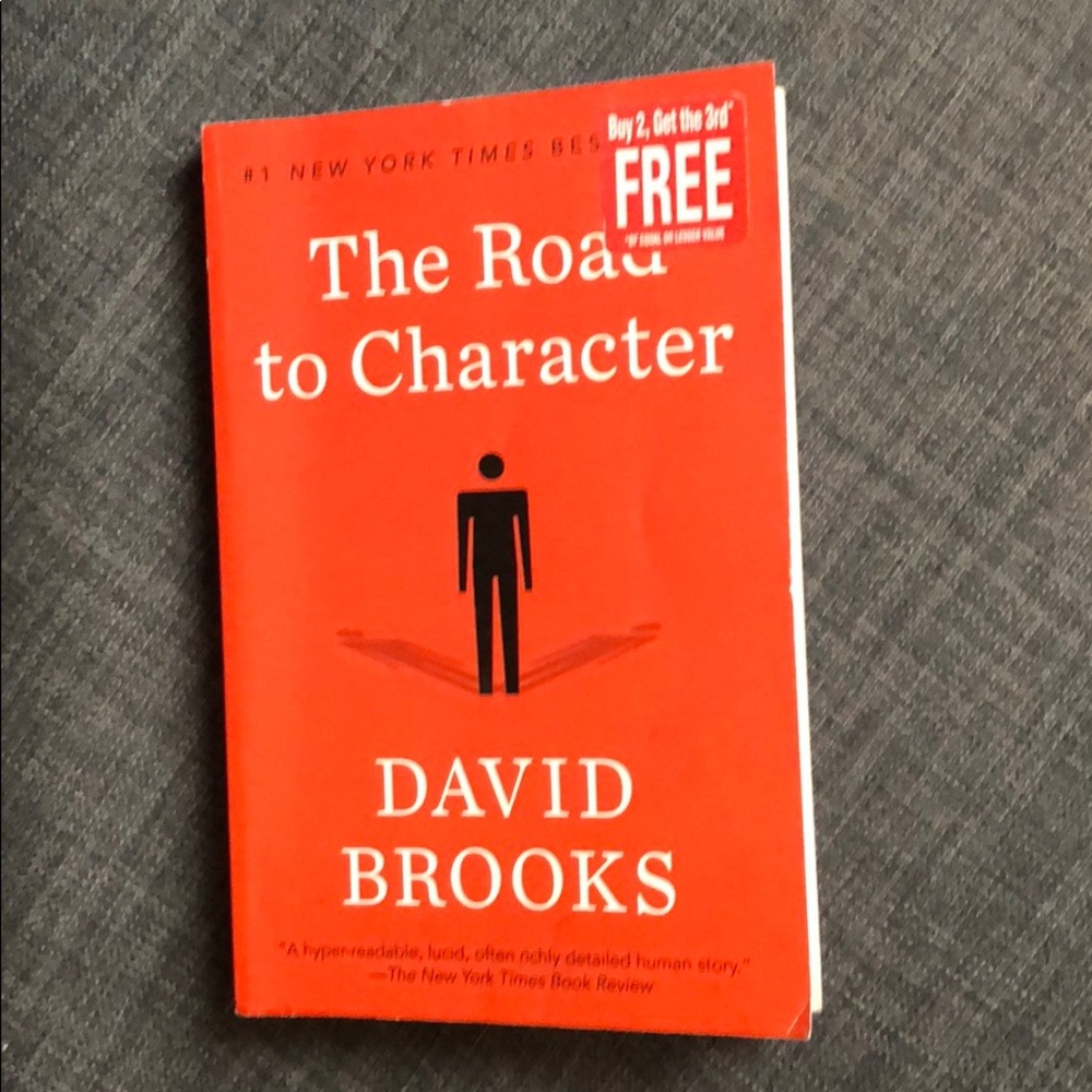 The road to character. Free shipping